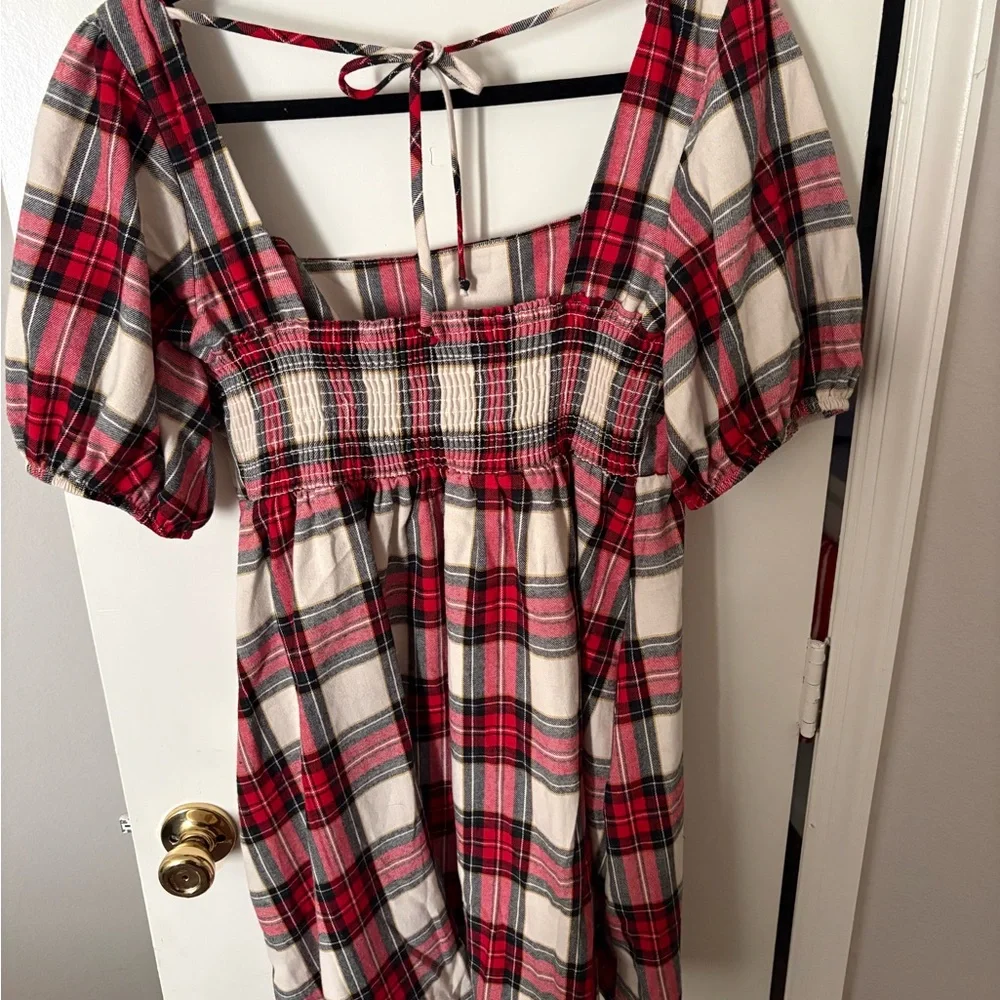 Show Me Your MuMu Red Plaid Dress - Picture 7 of 8